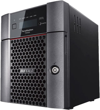 BUFFALO TeraStation 5420DN Desktop NAS 48TB (4x12TB) with HDD NAS Hard Drives Included 10GbE / 4 Bay/RAID/iSCSI/NAS/Storage Server/NAS Server/NAS Storage/Network Storage/File Server