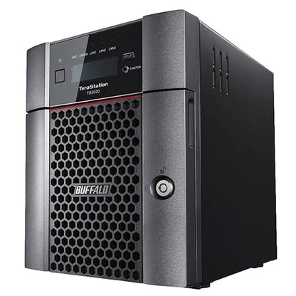 BUFFALO TeraStation 5420DN 4-Bay Business Desktop NAS 24TB (2x12TB) with Hard Drives Included RAID iSCSI Network Storage File Server