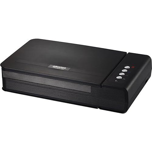 Plustek OpticBook 4800 Non-Destructive Book Scanner, 1200 dpi Optical, 2mm Book Edge Design, Easy to use
