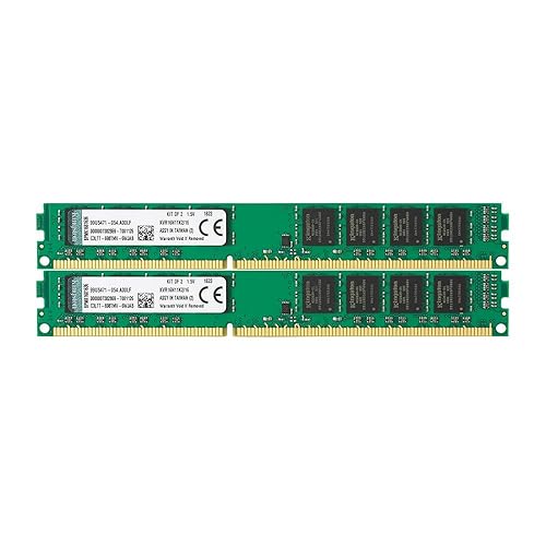 Kingston Technology 16GB Non-ECC CL11 DIMM 1600MHz DDR3 RAM (KVR16N11K2/16) - Kit of 2 16GB Kit*(2x8GB) (1.5V) DDR3