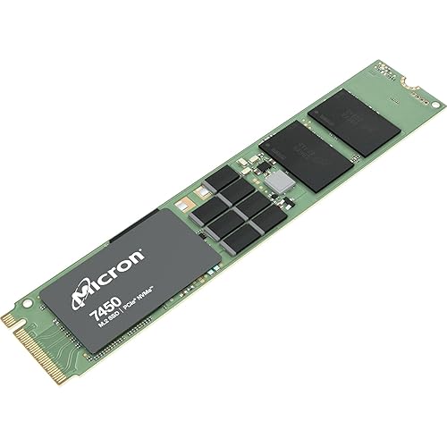 Micron 7450 PRO 1.92 TB Solid State Drive - M.2 22110 Internal - PCI Express NVMe (PCI Express NVMe 4.0 x4) - Read Intensive - TAA Compliant - Server Device Supported - 1 DWPD - 3650 TB TBW