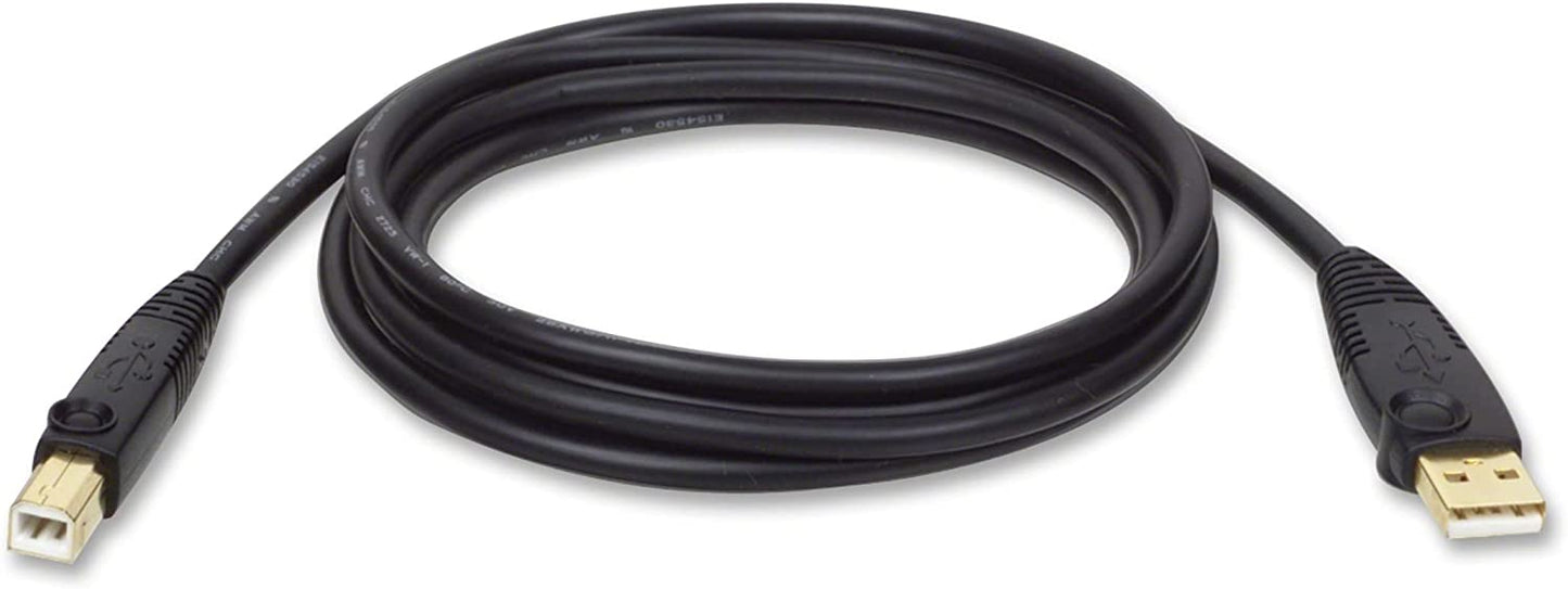 Tripp Lite USB 2.0 High-Speed Cable, Type-A to Type-B (M/M), 15-ft. (U022-015) 15 ft.