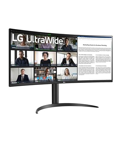 LG 34 UltraWide™ Curved Monitor with WQHD HDR10 Display 100Hz Refresh Rate and USB Type-C