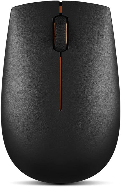 Lenovo 300 Wireless Compact Mouse, Black, 1000 dpi, Ultra-portable design, Up to 12 months battery life, GX30K79402