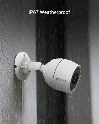 EZVIZ Security Camera Outdoor, 1080P WiFi Camera with Motion Alert, 100ft Night Vision and IP67 Waterproof, Compatible with Alexa Google Home | C3TN C3TN-1080P