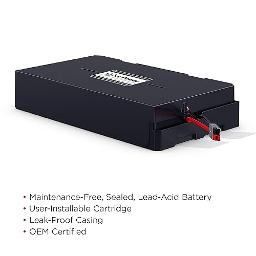 CyberPower RB1270X4H UPS Replacement Battery Cartridge, Maintenance-Free, User Installable, 12V/7Ah