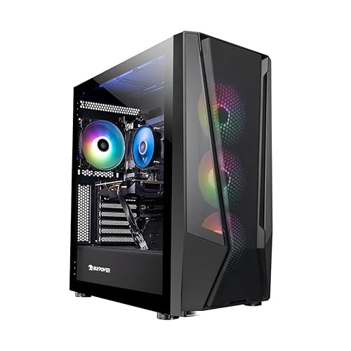iBUYPOWER Trace Mesh Gaming PC Computer Desktop TMI7N46T01, Intel Core i7 14700F, NVIDIA GeForce RTX 4060 Ti 8GB, 32GB DDR5 5600 RGB, 1 TB NVMe SSD, WiFi Ready, Windows 11 Home