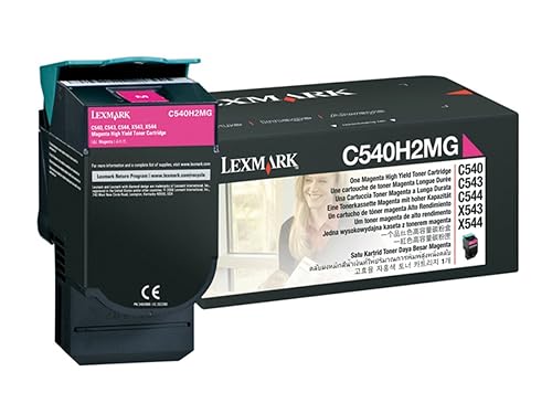 Lexmark C540H2MG High Capacity Magenta Toner Cartridge
