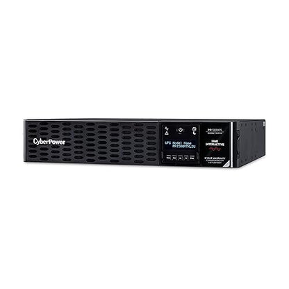 CyberPower PR1500RTXL2UN Smart App Sinewave UPS System, 1500VA/1500W, 8 Outlets, 2U Rack/Tower, RMCARD205 Pre-Installed, EBM Option