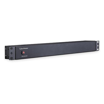 CyberPower PDU15B10R Basic PDU, 100-125V, 15A (Derated to 12A), 10 Outlets, 1U Rackmount