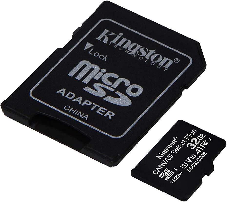 Kingston 32GB microSDHC Canvas Select Plus Class 10 Flash Memory Card SDCS2 Memory