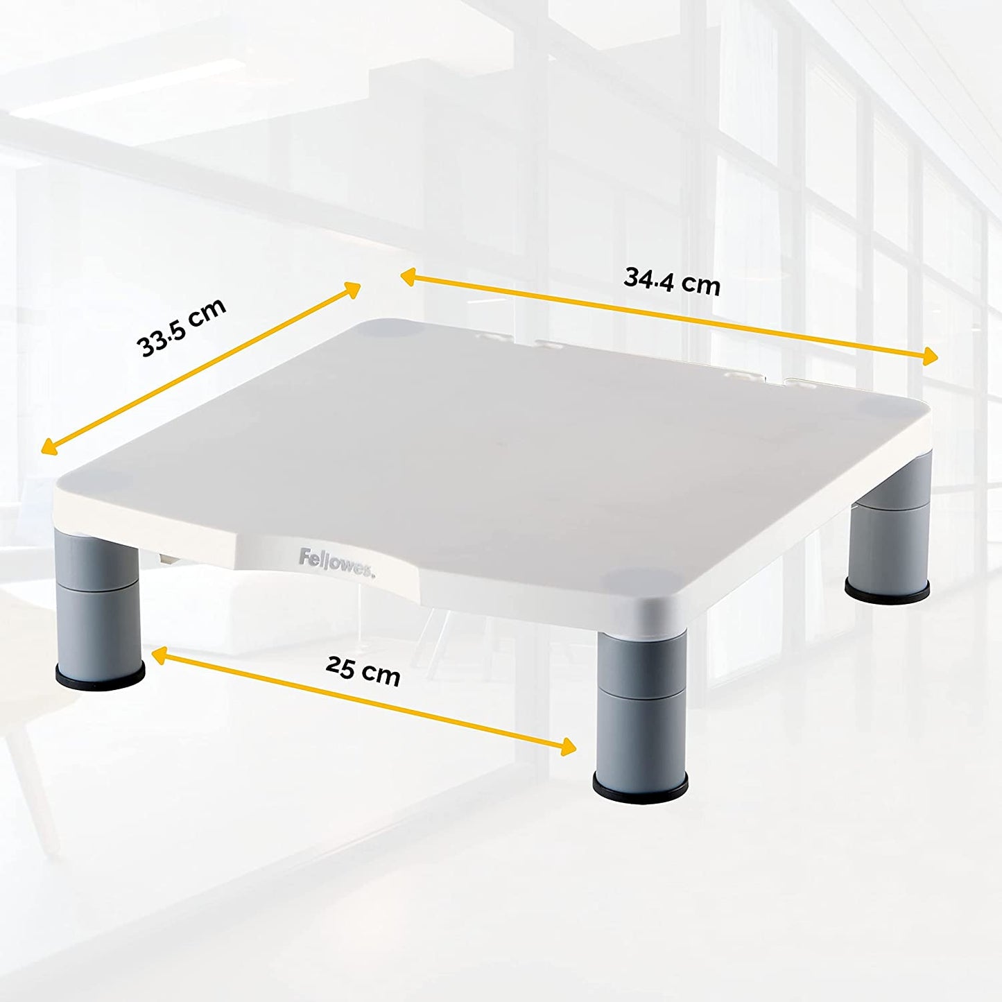 Fellowes Standard Monitor Riser (91712), Platinum/Graphite