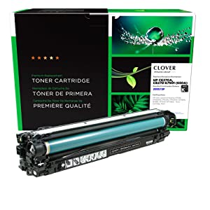 Clover imaging group Clover Remanufactured Toner Cartridge Replacement for HP CE270A (HP 650A) | Black Black 13,500