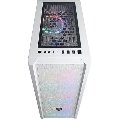 CyberpowerPC Gamer Xtreme Liquid Cooled Gaming Desktop Computer, Intel Core i5-13600KF 3.5GHz, 16GB RAM, 1TB SSD, NVIDIA GeForce RTX 4060 Ti 8GB, Windows 11 Home, White