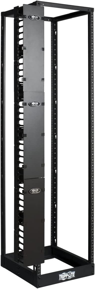 Tripp Lite SRCABLEVRT6 6 Feet Vertical Cable Manager for Open Frame Rack 6-Inch Wide (Black)