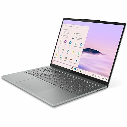 Lenovo Chrome 14M9610 83MW000EUS 14" Touchscreen Chromebook - WUXGA - 60 Hz - Octa-core (ARM Cortex X925 + Cortex X4) - 16 GB - 256 GB Flash Memory - English Keyboard - Luna Gray - MediaTek Kompanio U