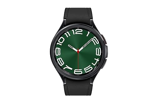 Samsung Galaxy Watch6 Classic, Black, 47mm, Bluetooth, Sleep Coaching, ECG, Heart Monitor, Fall Detection, SOS, Fitness Tracker, Camera Access, Digital Wallet (CAD Version and Warranty) Black 47mm Classic Watch Only