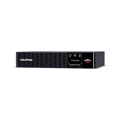 CyberPower PR3000RTXL2UN Smart App Sinewave UPS System, 3000VA/3000W, 9 Outlets, 2U Rack/Tower, RMCARD205 Pre-Installed, EBM Option
