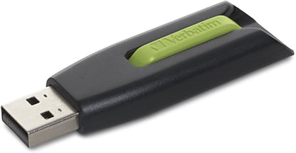 Verbatim 32GB Store 'n' Go V3 USB 3.0 Flash Drive - 2pk - Blue, Green Blue, Green 32GB