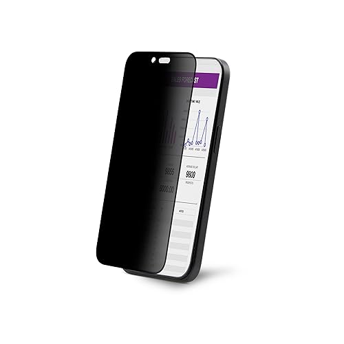 StarTech.com 4-Way 360 Privacy Screen for iPhone 16 Plus, Portrait/Landscape, Touch-Enabled, Tempered Glass Protector, 4Way Filter, TAA