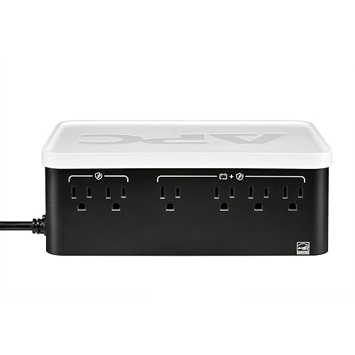 APC UPS Battery Backup, 700VA UPS with 4 Backup Battery Outlets, Type C USB Charging, BE700G3 Back-UPS 700VA USB Charging