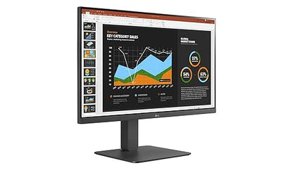LG 27BR650B-C 27" Class Full HD LCD Monitor - 16:9 - 27" Viewable - In-plane Switching (IPS) Technology - 1920 x 1080 - Speakers - HDMI - DisplayPort