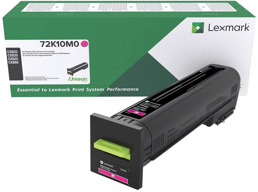 Lexmark 72K10M0 Unison Toner Cartridge, Magenta