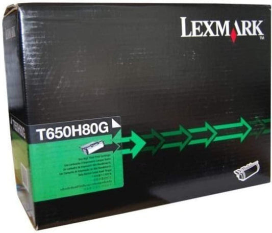 Lexmark™ T650H80G Remanufactured Black Toner Cartridge