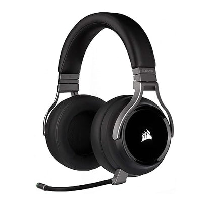 Corsair Virtuoso RGB Wireless High-Fidelity Gaming Headset, Carbon(Na Version), Black Black Premium Headset