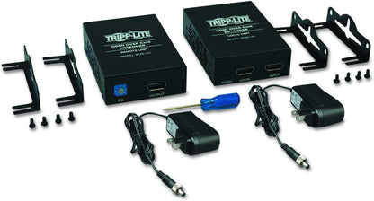 Tripp Lite HDMI Over Cat5 / Cat6 Ethernet Cable Extender for Audio/Video, Video Receiver and Transmitter, Extend up to 150 Feet / 45 Meters, 1920x1200 1080p at 60Hz, 1-Year Warranty (B126-1A1)