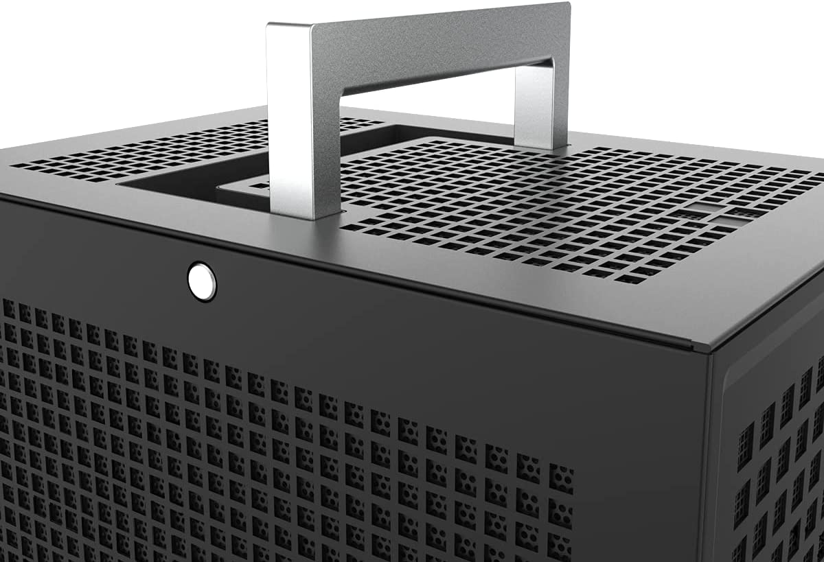 HYTE Revolt 3 Small Form Factor Premium ITX Computer Gaming Case with 700W Gold SFX Power Supply, Black Black W/ 700Watt PSU