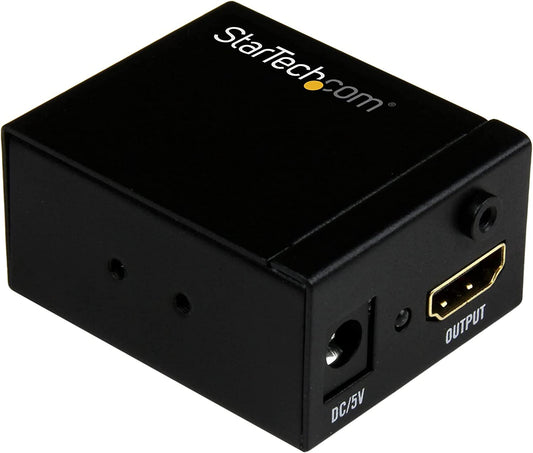 StarTech.com 115 ft/35 m HDMI Signal Booster - 1080p Signal Repeater - HDMI Inline Amplifier &amp; Extender - 7.1 Audio Support (HDBOOST)