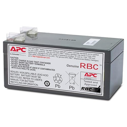 APC by Schneider Electric APC Replacement Battery Cartridge #47 - Spill Proof, Maintenance Free Sealed Lead Acid Hot-swappable