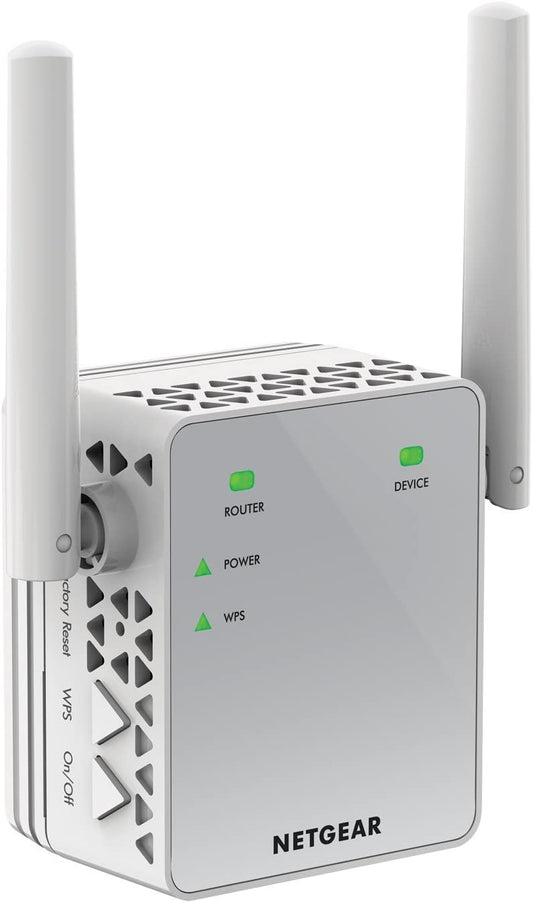 NETGEAR WiFi Range Extender EX3700 - Coverage up to 1000 sq.ft. and 15 Devices with AC750 Dual Band Wireless Signal Booster &amp; Repeater (up to 750Mbps Speed), and Compact Wall Plug Design