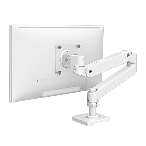 Ergotron – LX Pro Premium Dual Direct Monitor Arm, VESA Desk Mount – for 2 Monitors Up to 27 Inches, 9 lbs Each – White