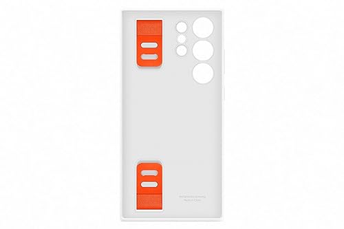 S23 Ultra Silicone Grip Case White
