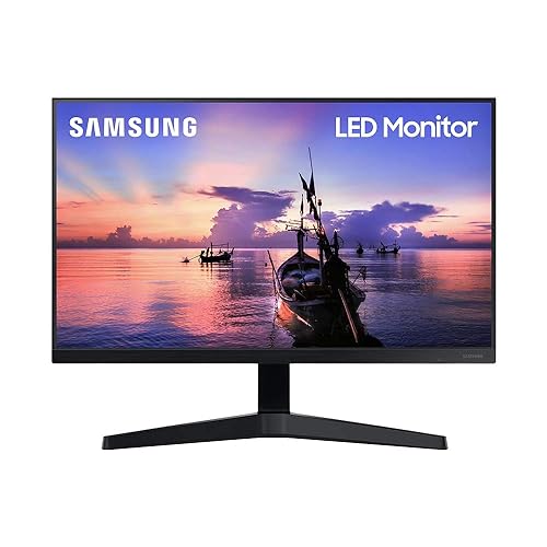 SAMSUNG 22" T350 Series FHD 1080p Computer Monitor, 75Hz, IPS Panel, HDMI, VGA (D-Sub), 3-Sided Border-Less, FreeSync, LF22T350FHNXZA 22-inch