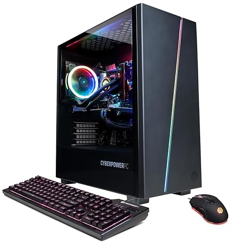 CyberpowerPC Gamer Supreme Liquid Cooled Gaming Desktop Computer, Intel Core i7-13700F 2.1GHz, 16GB RAM, 2TB SSD, NVIDIA GeForce RTX 4060 8GB, Windows 11 Home, Black