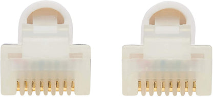 Tripp Lite, Safe-IT, Cat6a Ethernet Cable, Bacteria Resistant, 10G Certified Snagless, Slim UTP Jacket (RJ45 M/M), White, 7 Feet / 2.1 Meters, (N261AB-S07-WH)