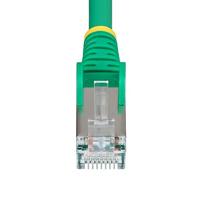 StarTech.com 50ft Green CAT6a Ethernet Cable, Snagless RJ45, 10GbE, 100W PoE++, S/FTP, 500MHz, 27AWG Pure Bare Copper, LSZH Green 50 ft.