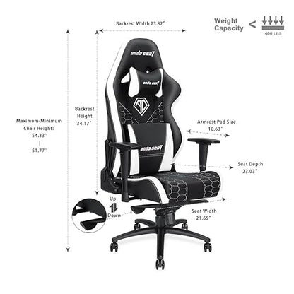 ANDA SEAT Spirit King Series Gaming Chair Black/White