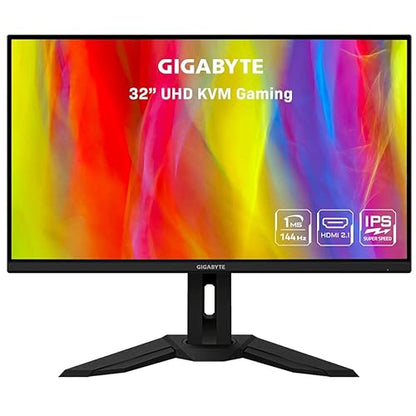 Gigabyte M32U 31.5 16:9 4K UHD 144Hz HDR IPS LCD Gaming Monitor, Built-In Speakers