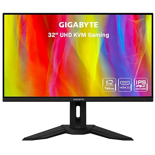Gigabyte M32U 31.5 16:9 4K UHD 144Hz HDR IPS LCD Gaming Monitor, Built-In Speakers