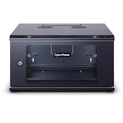 CyberPower Carbon CR6U61003 6U Wall Mount Enclosure, Black