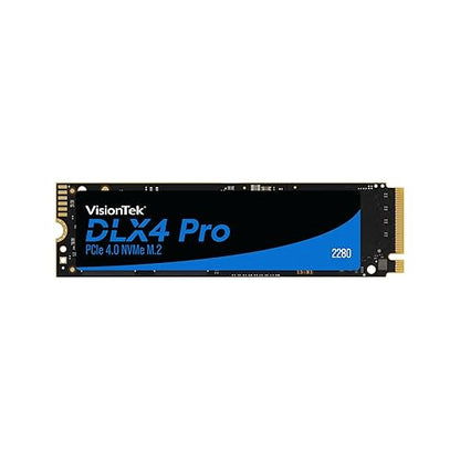 VisionTek DLX4 Pro 4 TB Solid State Drive - M.2 2280 Internal - PCI Express NVMe (PCI Express NVMe 4.0 x4) - Desktop PC Device Supported - 2000 TB TBW - 7415 MB/s Maximum Read Transfer Rate