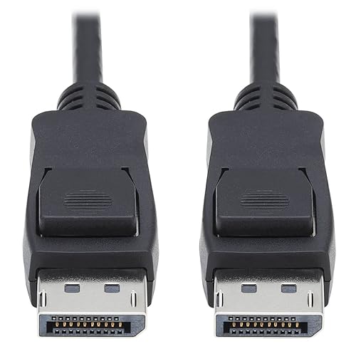 Tripp Lite High Speed HDMI Cable, DP 1.4 Cable with Latching Connectors, 8K High-Definition Video, HDR, 4:2:0, HDCP 2.2 (M/M) 3 ft, Black (P580-003-V4)