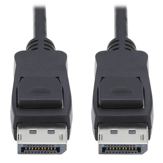 Tripp Lite High Speed DisplayPort Cable, DP 1.4 Cable with Latching Connectors, 8K High-Definition Video @ 30Hz, HDR, 4:2:0, HDCP 2.2 (M/M) 6 Feet / 1.8 Meters, Lifelong Warranty (P580-006-V4)