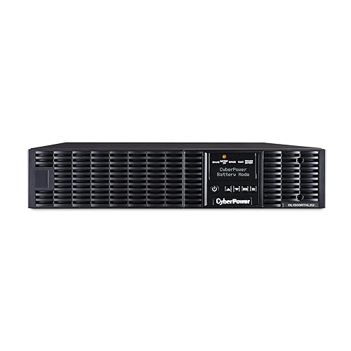 CyberPower OL1500RTXL2U Smart App Online UPS System, 1500VA/1350W, 8 Outlets, 2U Rack/Tower Standard 1500VA