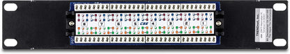 TRENDnet 8 Port Cat5/5e Unshielded Patch Panel,TC-P08C5E, Wallmount or Rackmount, 10 Inch Wide, 8 x Gigabit RJ-45 Ethernet Ports, 100 Mhz Connection, Color Coded Labeling,110 IDC Terminal Blocks,black
