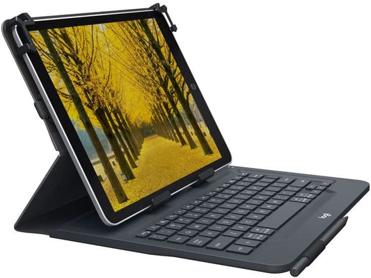 Logitech Universal Folio with Integrated Bluetooth 3.0 Keyboard for 9-10" Apple, Android, Windows Tablets